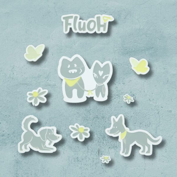 Glow in the dark. FluOH - neutraal